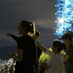 Hiking Up Busan: The Best Night View Small Group Tour - Following the mountain paths after dark