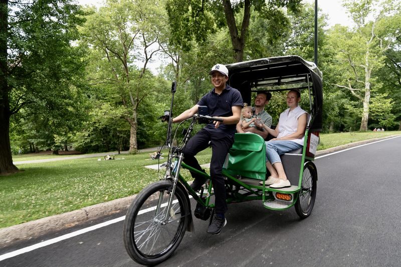 History, Nature and Movie Locations Central Park Pedicab Tour in NYC - Bethesda Terrace: the longest stop