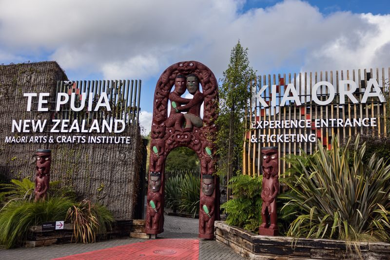 Hobbiton and Rotorua Day Tour - Te Puia: geyser, mud pools and Māori arts