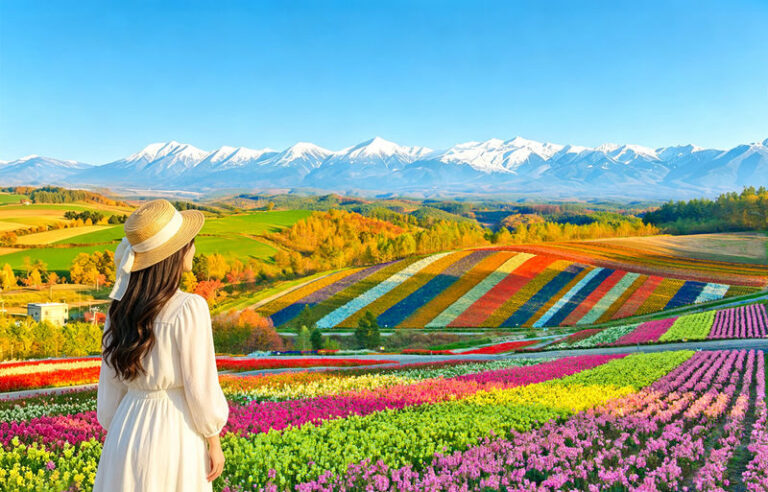Hokkaido Asahikawa Furano Seasonal One-Day Tour: Shikisai-no-Oka Flower Viewing/Winter Asahiyama Zoo/Biei Blue Pond & Ningle Terrace Illumination - Lunch in Furano: bring your own spending money
