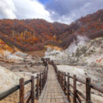 Hokkaido Noboribetsu Hell Valley and Lake Toya Day Tour | Mt. Usu Ropeway and Bear Ranch | Summer Jozankei and Winter Snow Park | Departing from Sapporo - Noboribetsu Jigokudani Valley: the striking first impression