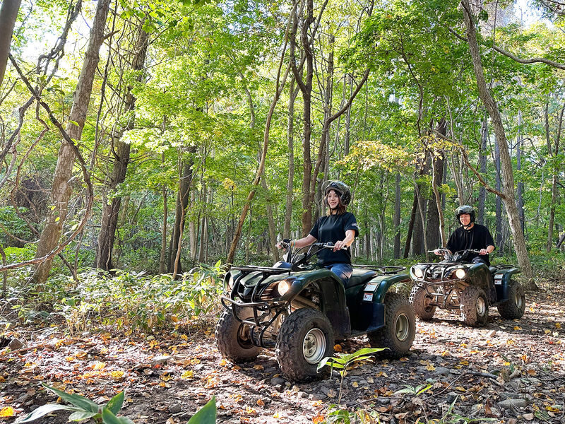 Hokkaido Sapporo: ATV Mountain Quad Bike Adventure Experience (includes free pick-up and drop-off, English and Japanese service) - Learning the controls before the trail