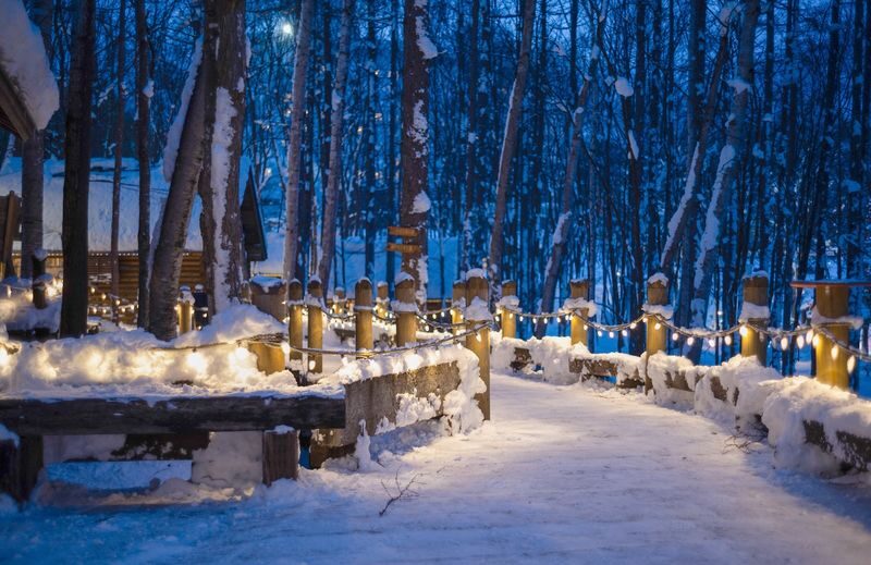 Hokkaido Super Chill 2-Day Light Trip | ROYCE Chocolate Factory, Asahiyama Zoo, Biei Seven Star Tree, Shirahige Falls, Bibai Snowland Fun, Ningle Terrace Illumination | Chinese Tour Guide - Day one: chocolate, snow play and a hot spring night