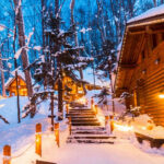 (Hokkaido Winter Illumination) Blue Pond Illumination & Ningle Terrace & Shirahige Waterfall & Shikisai no Oka & Biei Christmas Tree One-Day Tour (Departing from Sapporo) - Shikisai no Oka under snow