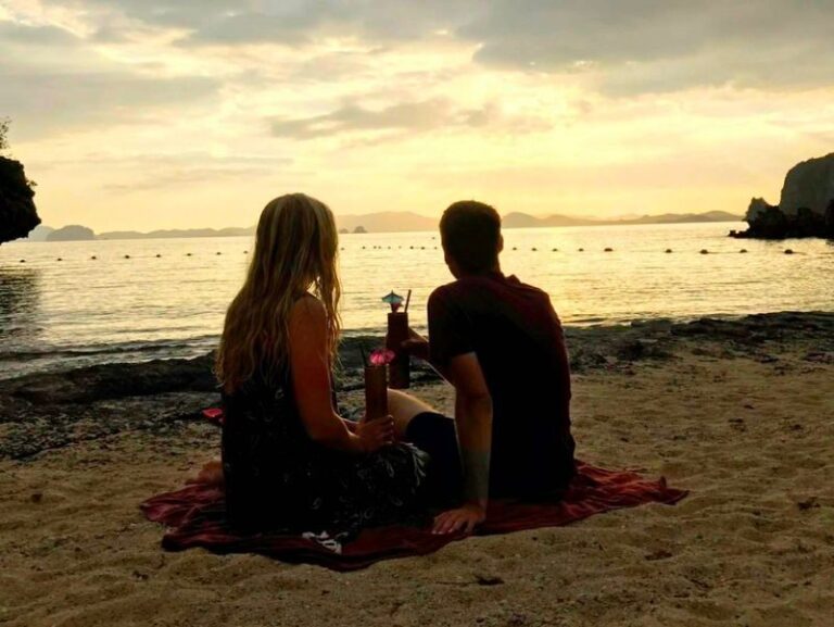 Hong Island Half Day Tour with Sunset Dinner by Longtail Boat - Koh Pakbia at sunset, then dinner on the beach