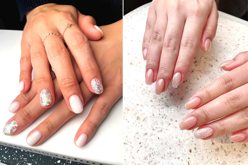 Hongdae Nail Art and Eyelash Perm at NailKimlee - Choosing between a simple manicure and custom art