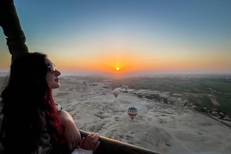 Hot Air Balloon Experience In Luxor With Transfers Included - What the 45-minute flight can offer