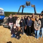 Hot Air balloon Flights from Methven, Mt Hutt Village - From the bus park to the launch paddock