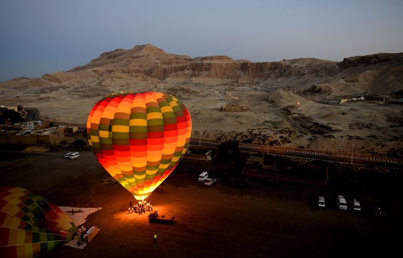 Hot Air Balloon Ride Over Luxor - The pre-dawn pickup and west-bank launch