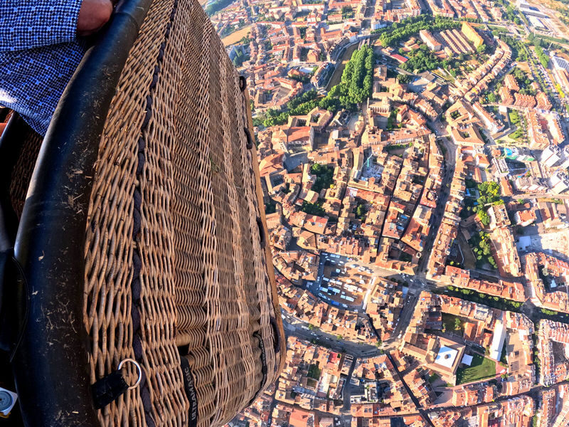 Hot air balloon ride with optional pick-up from Barcelona - Coffee, crew introductions and balloon inflation