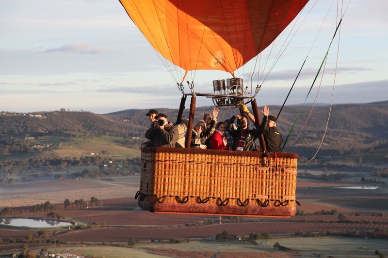 Hot Air Balloon Sunrise Flight Experience in Yarra Valley - From balloon inflation to landing