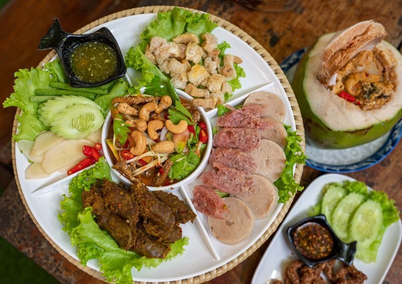 Hua Hin 4 Culinary Regions Food Experience - Northern Thai dishes in an air-conditioned room