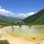 Huanglong Scenic Area - Walking back down through the main valley