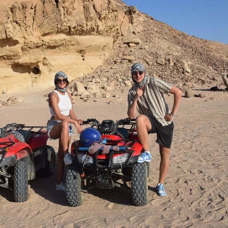 Hurghada Desert Safari with Quad, Buggy & Camels - What the quad ride may feel like
