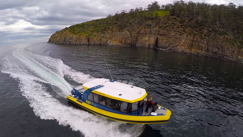 Iron Pot Lighthouse coastal eco-cruise from Hobart - Hobart’s waterfront from the water
