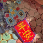 IRREGULart - Handcraft Art Workshops at Tsim Sha Tsui: DIY Perler Beads & Glass Painting Lamp - Perler beads: a free-form project with a little help