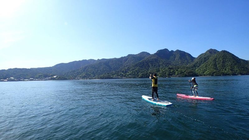 Itsukushima Shrine Stand Up Paddleboard Experience - A beginner lesson before the morning paddle