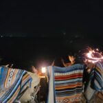 Jeju Camping Experience - Sunset, fire, and a meal outdoors