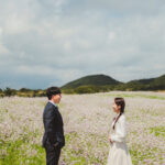 Jeju Outdoor Couple Photoshoot and Wedding Photography - Hair, makeup, and formalwear simplify the day