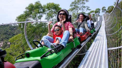 Jingshan Park - The toboggan downhill