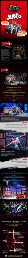 Jump - Comic Martial Arts Performance Ticket in Seoul - What the 80 minutes feel like