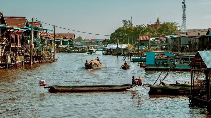 Kampong Pluk Floating Village with Sunset Boat Tour - From Siem Reap to the village