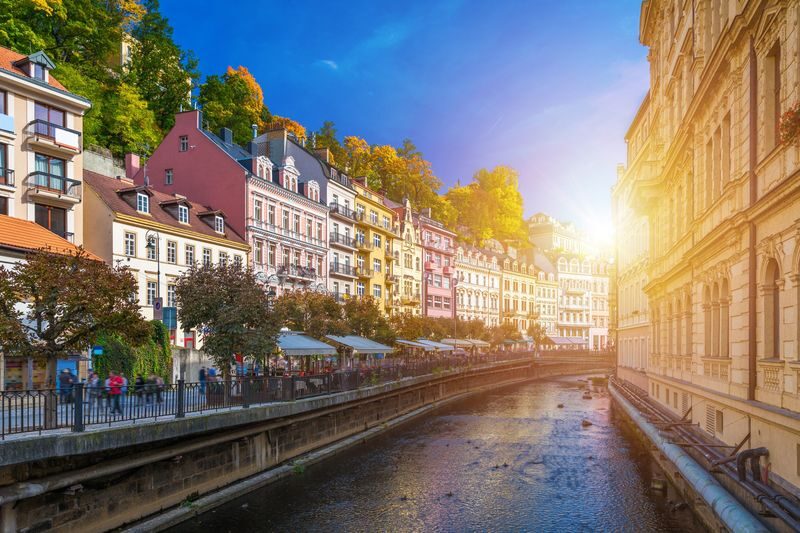 Karlovy Vary and Watchtower Diana One-Day Tour from Prague - Up the hill to Diana Tower