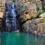 Katherine Gorge Cruise & Edith Falls Day Tour from Darwin - Nitmiluk Gorge from the water