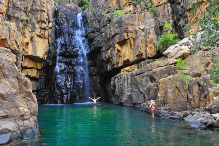 Katherine Gorge Cruise & Edith Falls Day Tour from Darwin - Nitmiluk Gorge from the water