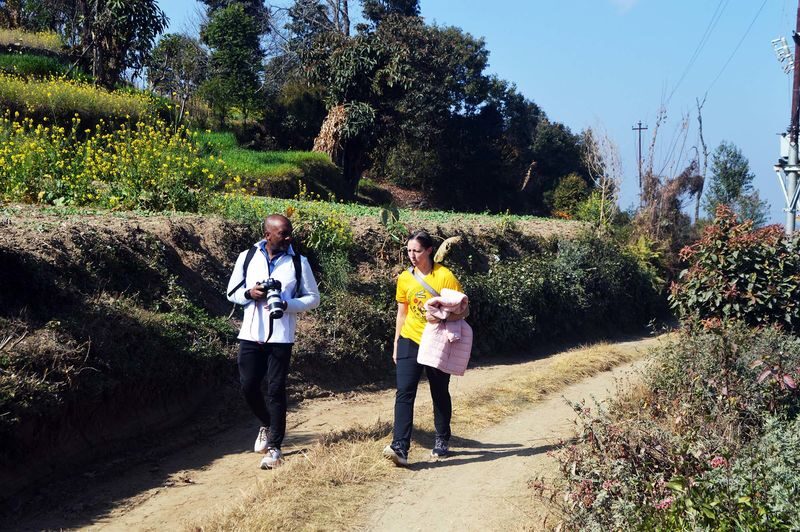 Kathmandu Namobuddha & Dhulikhel Full-Day Private Hiking Tour - Walking the village trails to Namobuddha