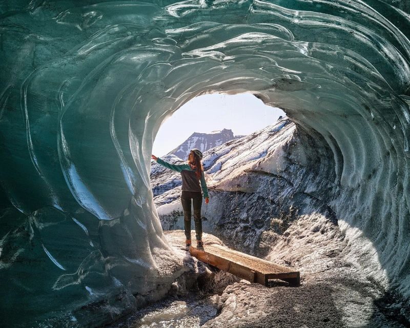 Katla ice cave and super jeep tour from Vik - Walking into a cave that keeps changing