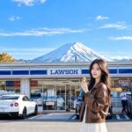 (Kawaguchiko Ropeway ticket included) Mount Fuji Kawaguchiko Internet-famous Check-in Day Tour: Kawaguchiko Tenjo-Yama Park, Internet-famous Lawson Convenience Store, Arakurayama Sengen Park, Oshino Hakkai (Departing from Tokyo / Chinese and English servi - Lawson: A Quick Stop for the Familiar Fuji Frame