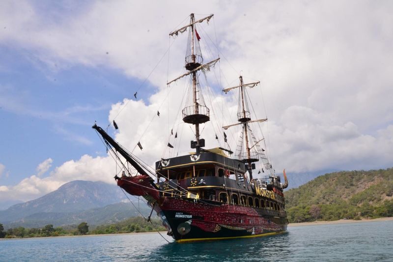 Kemer Bays Party Boat Experience from Antalya with Lunch - Phaselis Bay: Swim Time, Not Ancient Ruins