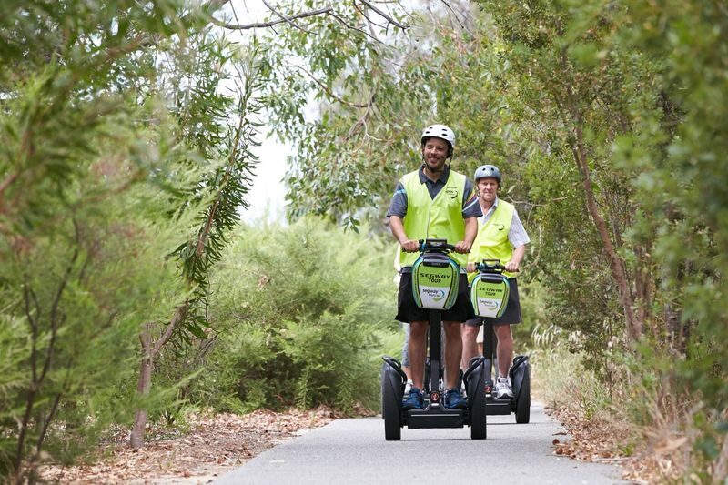 Kings Park Botanic Garden Segway Tour in Perth - Following leafy paths toward Mount Eliza
