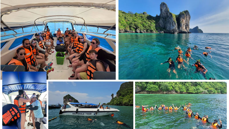 Krabi 4 Islands Day Tour with Snorkeling - Snorkeling near Chicken Island