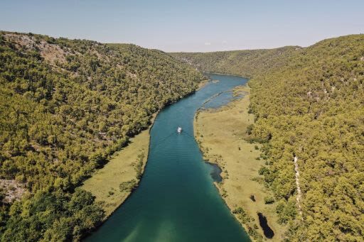 Krka Waterfalls Food & Wine Tasting Tour from Split - Walking beside Skradinski Buk