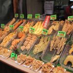 Kuromon Market & Dotonbori Food Tour with Wagyu in Osaka - Sennichimae: kitchen tools and food replicas
