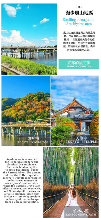 Kyoto Arashiyama Full-Day Tour with Sagano Train & River Cruise - The Sagano Scenic Railway from a seat on the train