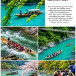 Kyoto Arashiyama In-depth One-Day Tour: Kyoto Romantic Train x Hozugawa River Gorge Rafting-Includes Local Japanese Lunch (Departing from Osaka/Kyoto) - Sagano Romantic Train: the rail-side view