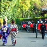 Kyoto Arashiyama Rickshaw Tour - Following the bamboo path