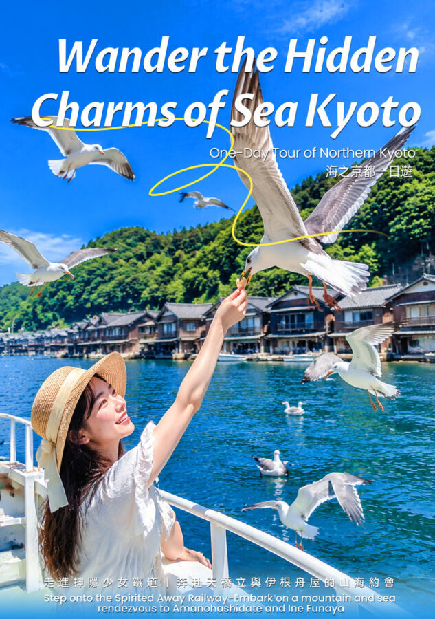 Kyoto Coast Fairytale Journey: Sea Train & Amanohashidate & Ine Funaya One-Day Tour - Amanohashidate: sand, pines, and a dragon in the sky