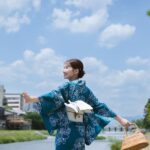Kyoto Premium Silk Kimono Rental - Authentic Experience with Full-Set & Hair Styling - Getting dressed at TekuTeku Kyoto Karasuma