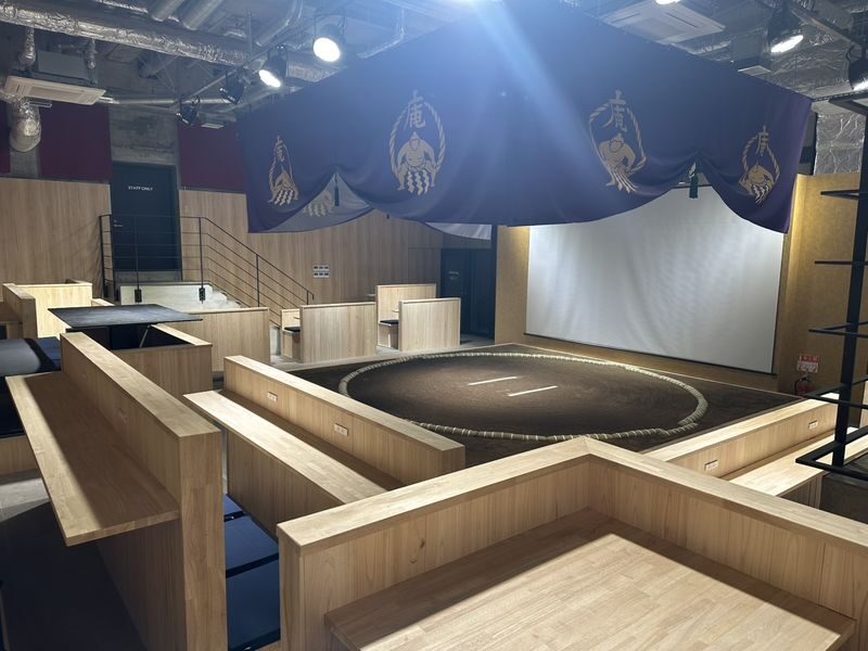 Kyoto Sumo Experience with Rikishi Challenge with Meal - Dinner, seats and the late show