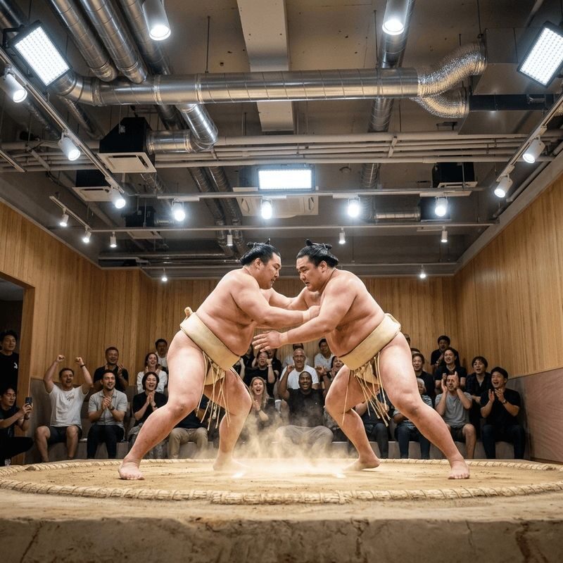 Kyoto: Sumo Show with Photo & Experience - Watching the wrestlers move