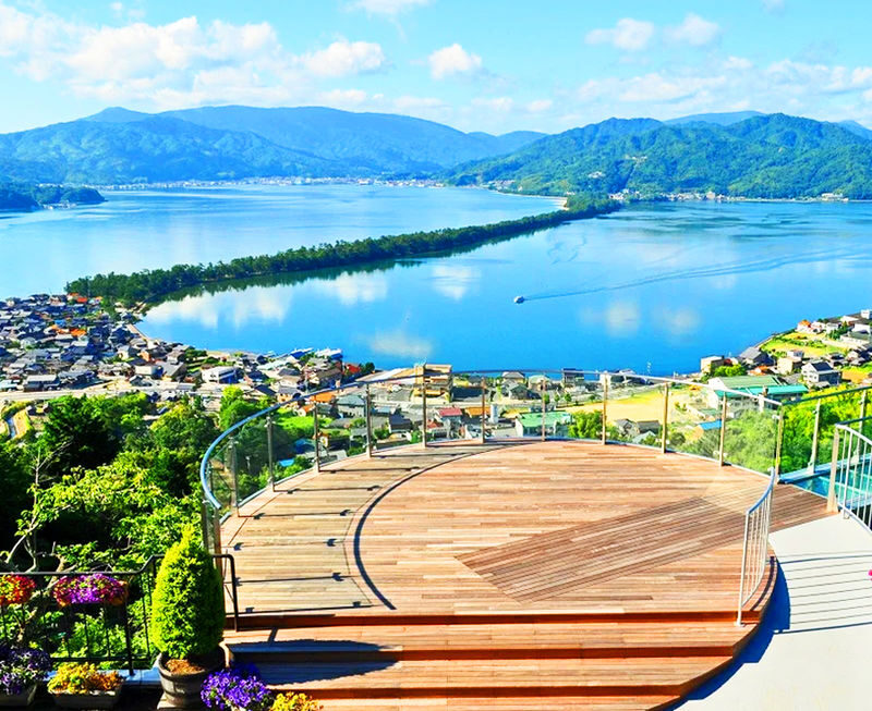 Kyoto Tango Coast Secret Spot [Includes Seagull Bait] Amanohashidate & Ine Funaya One-Day Tour (Departing from Osaka/Kyoto) - Amanohashidate: pine trees between two bays