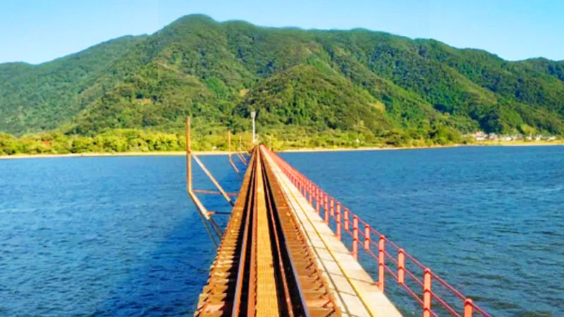 Kyoto Tango Spirited Away-style Sea Train & Amanohashidate & Ine Funaya 1-Day Tour (Includes Sea Train Ticket) | Departing from Osaka - Amanohashidate: a sandbar best seen from above