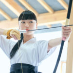 Kyudo experience at Hiroshima Castle, Japanese archery target practice - From changing clothes to taking your first shot