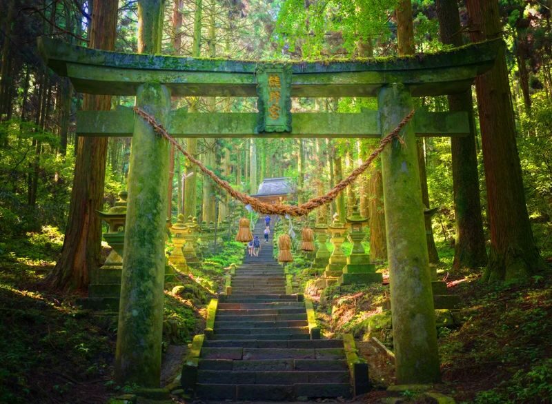 Kyushu Hiking Tour | Kamishikimi Kumanoimasu Shrine & Mount Aso Kusasenri & Kurokawa Onsen & Free Crater Shuttle Bus (Departing from Kumamoto/Fukuoka) - Mount Aso, with access subject to change