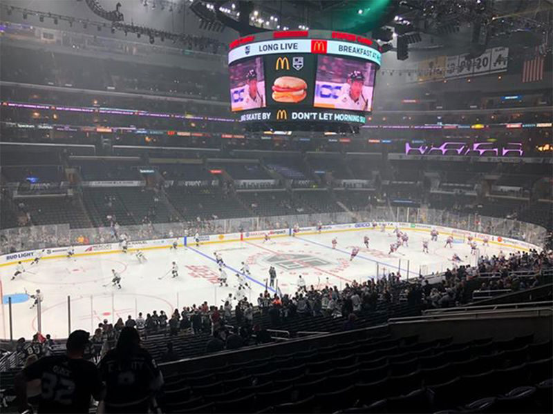 LA Kings Ice Hockey Game at Crypto.com Arena - Choosing your view of the rink