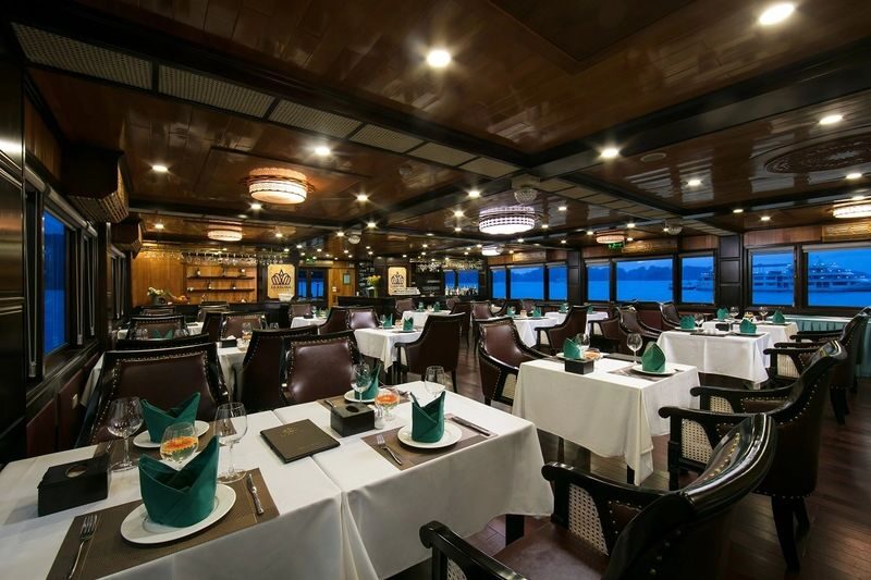 La Regina Royal 2D1N Cruise: Ha Long Bay with Sung Sot & Ti Top - Sunset, dinner and a night aboard